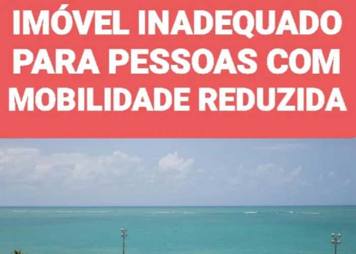 Na Beira Mar De Pajucara- Edif Neo- Apartamento Quarto E Sala - Possui Varanda- Vista Lateral Do Mar-Rua Julio Plech Filho 60 Esquina Com Avenida Doutor Antonio Gouveia - Consumo Eletrico E Pago No Ckeck-Out - 1 Kwh E 1,35 Reias - Tem Tela De Proteca