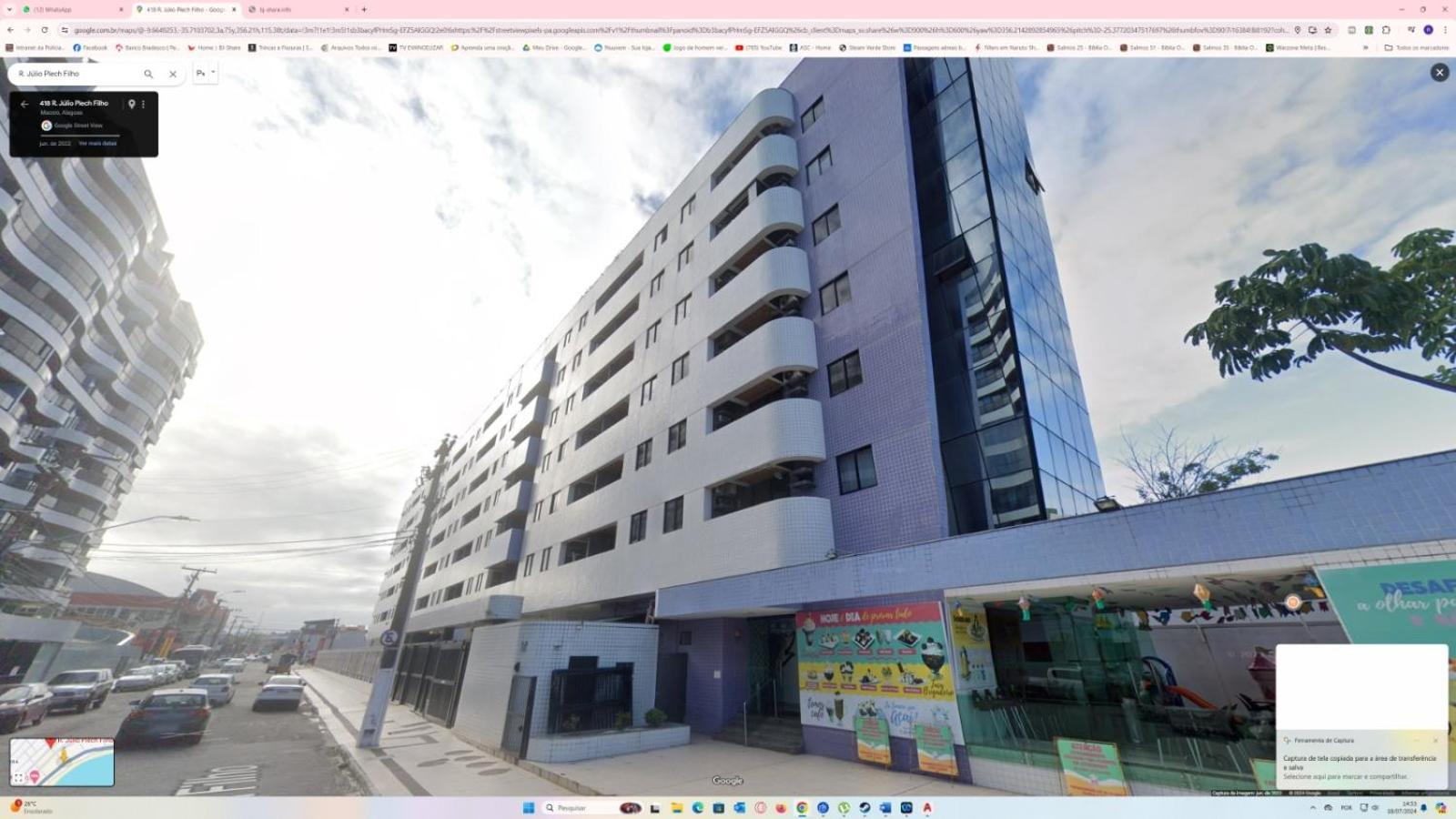 Na Beira Mar De Pajucara- Edif Neo- E Sala - Possui Varanda- Vista Lateral Do Mar-rua Julio Plech Filho 60 Esquina Com Avenida Doutor Antonio Gouveia - Consumo Eletrico E Pago No Ckeck-out - 1 Kwh E 1,35 Reias - Tem Tela De Proteca Apartment *